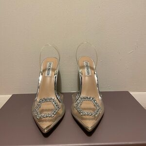 STEVE MADDEN CLEAR HEELS